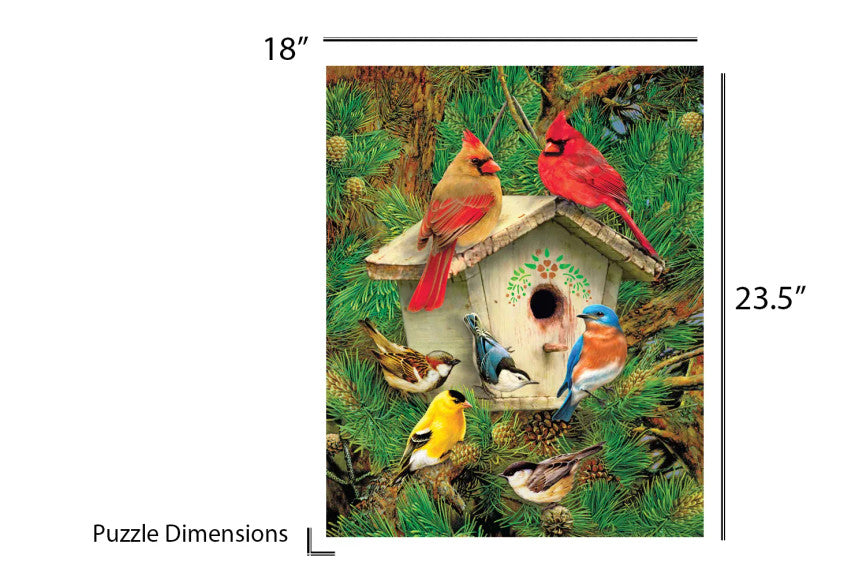 Feathered Retreat 350 Piece Large Format Puzzle