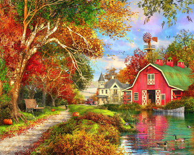 Autumn Barn 400 Piece Puzzle