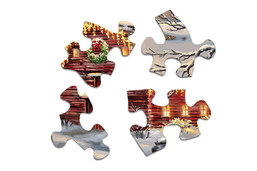 Winter Windmill 500 Piece Puzzle