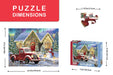 Christmas Night Lane 500 Piece Puzzle