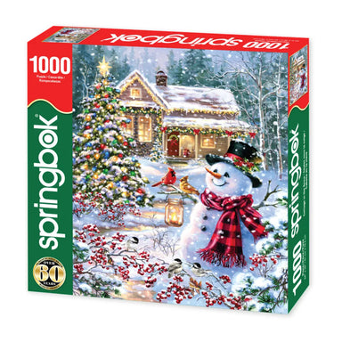 Cottage In The Snow 1000 Piece Puzzle