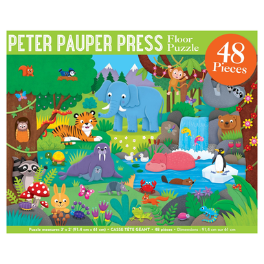 Animal Kingdom 48 Piece Floor Puzzle