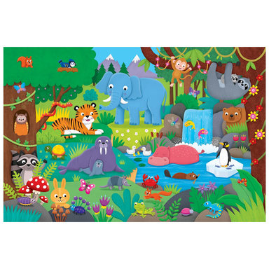Animal Kingdom 48 Piece Floor Puzzle