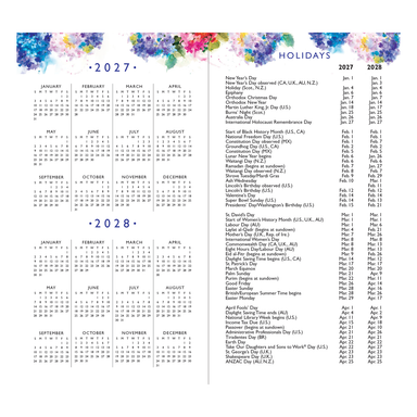 PTR 2027-28 Hydrangeas 2-Year Pocket Planner