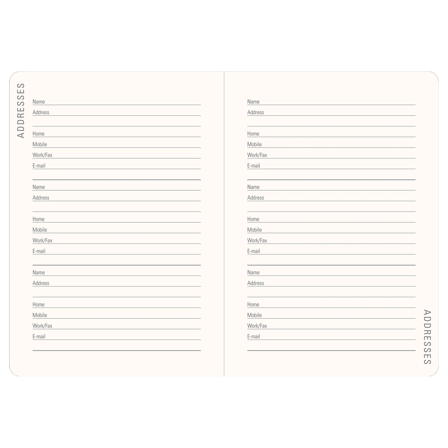 PTR 2027 Persian Grove Weekly Planner