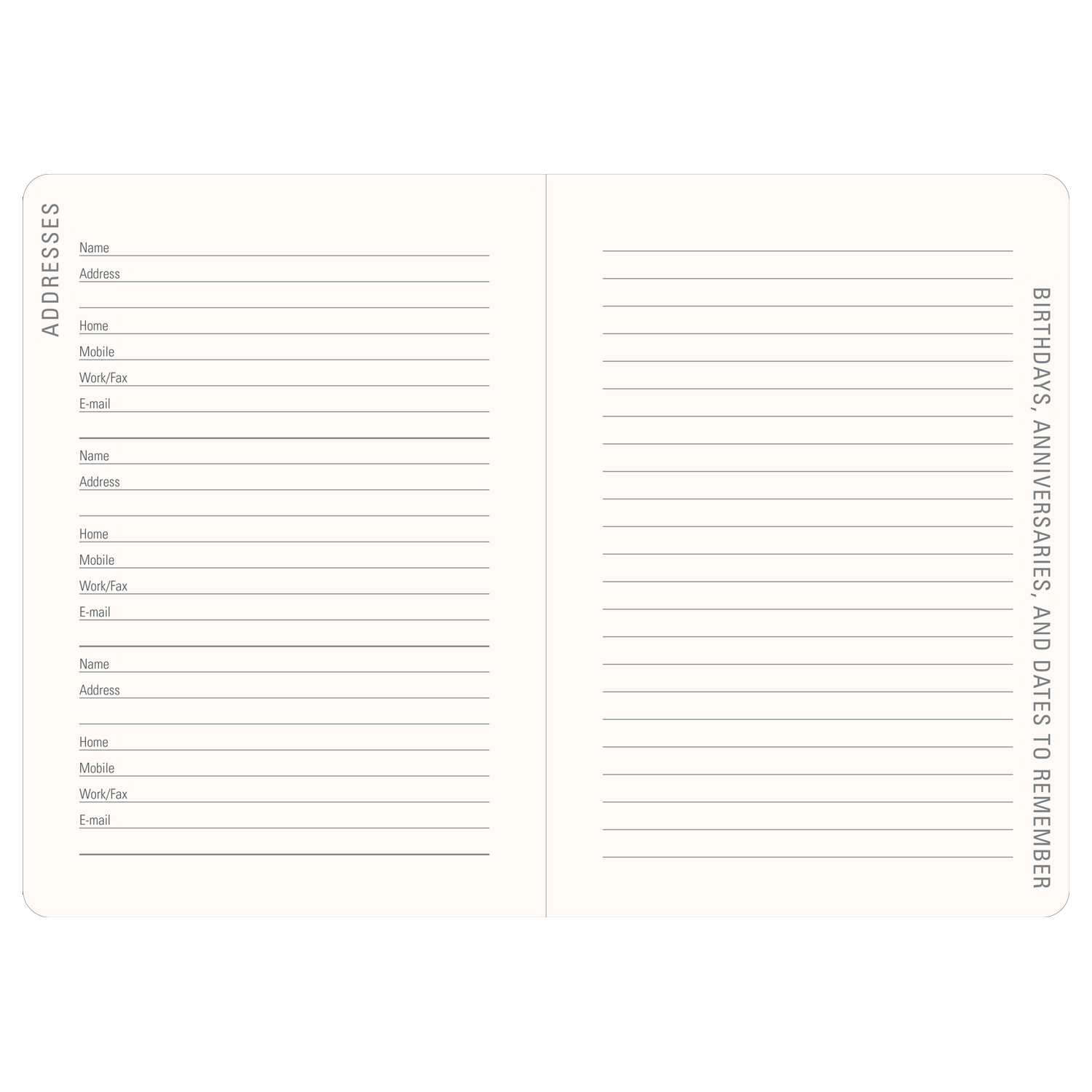 PTR 2027 Persian Grove Weekly Planner
