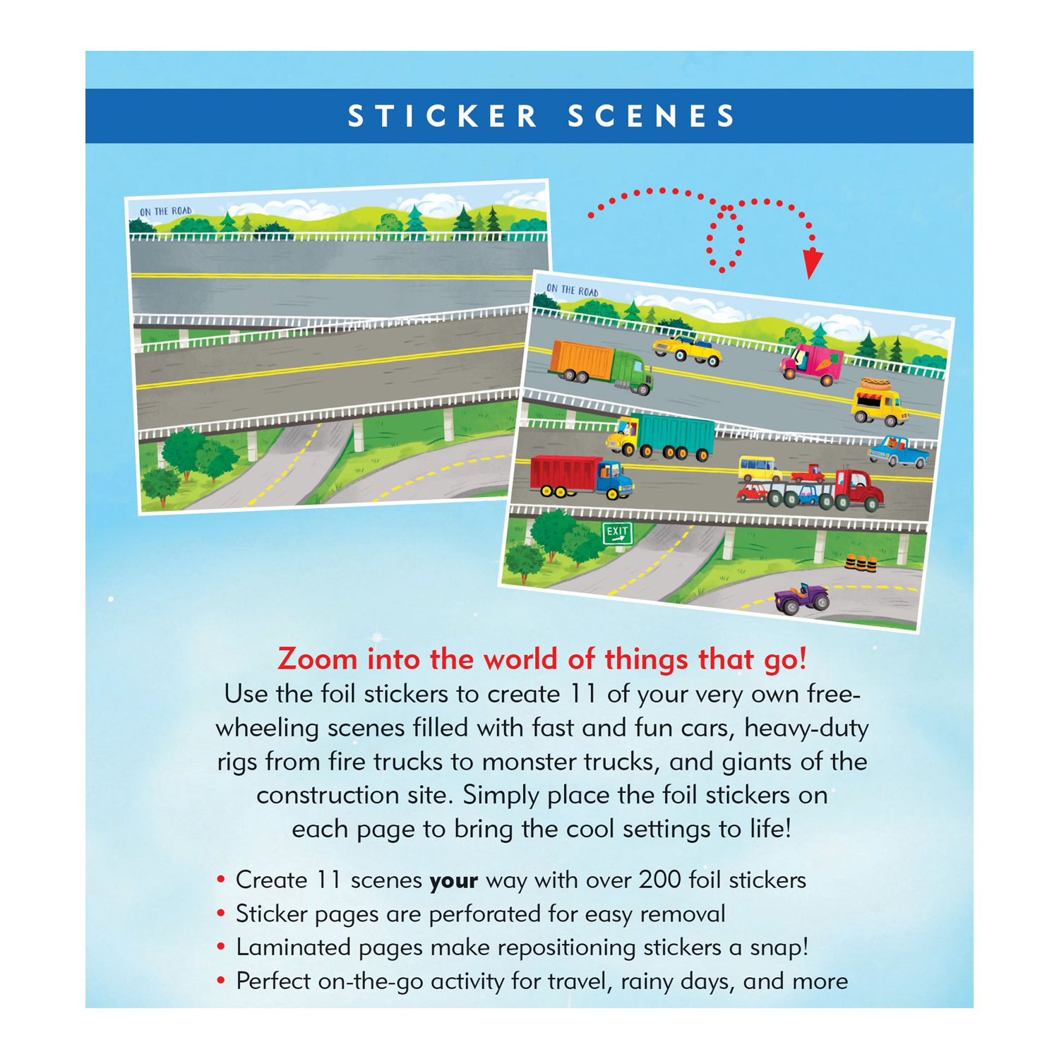 PTR Cars, Trucks, & Big Rigs Sticker Book