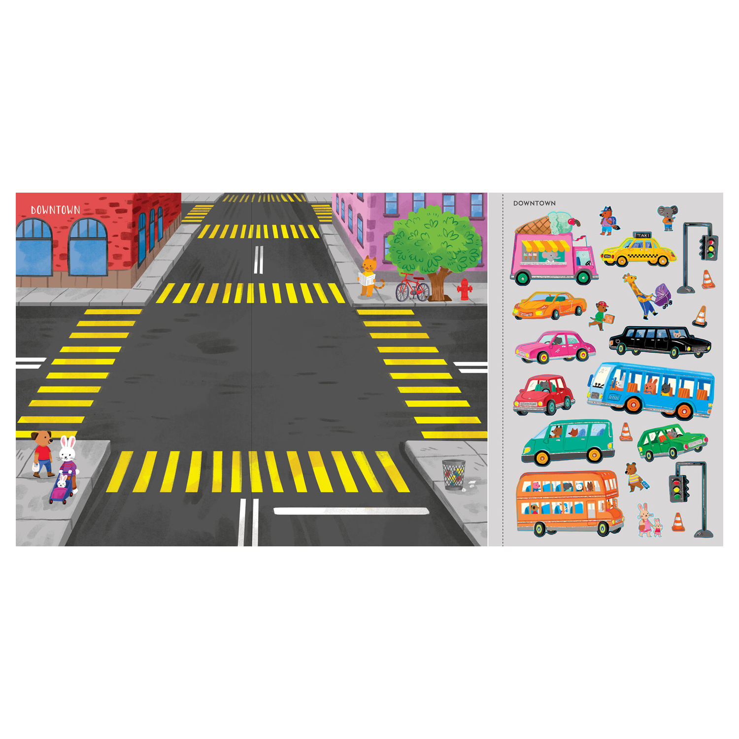 PTR Cars, Trucks, & Big Rigs Sticker Book