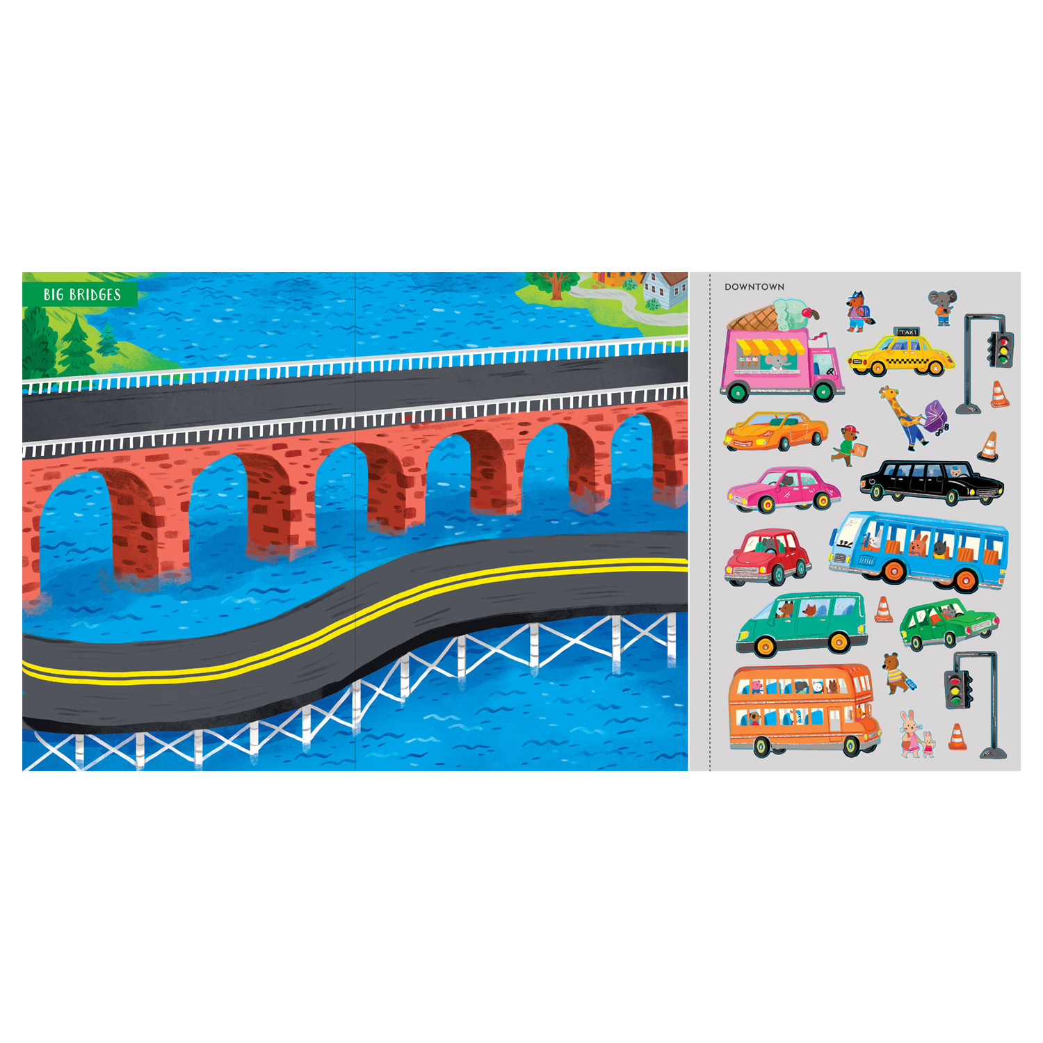 PTR Cars, Trucks, & Big Rigs Sticker Book
