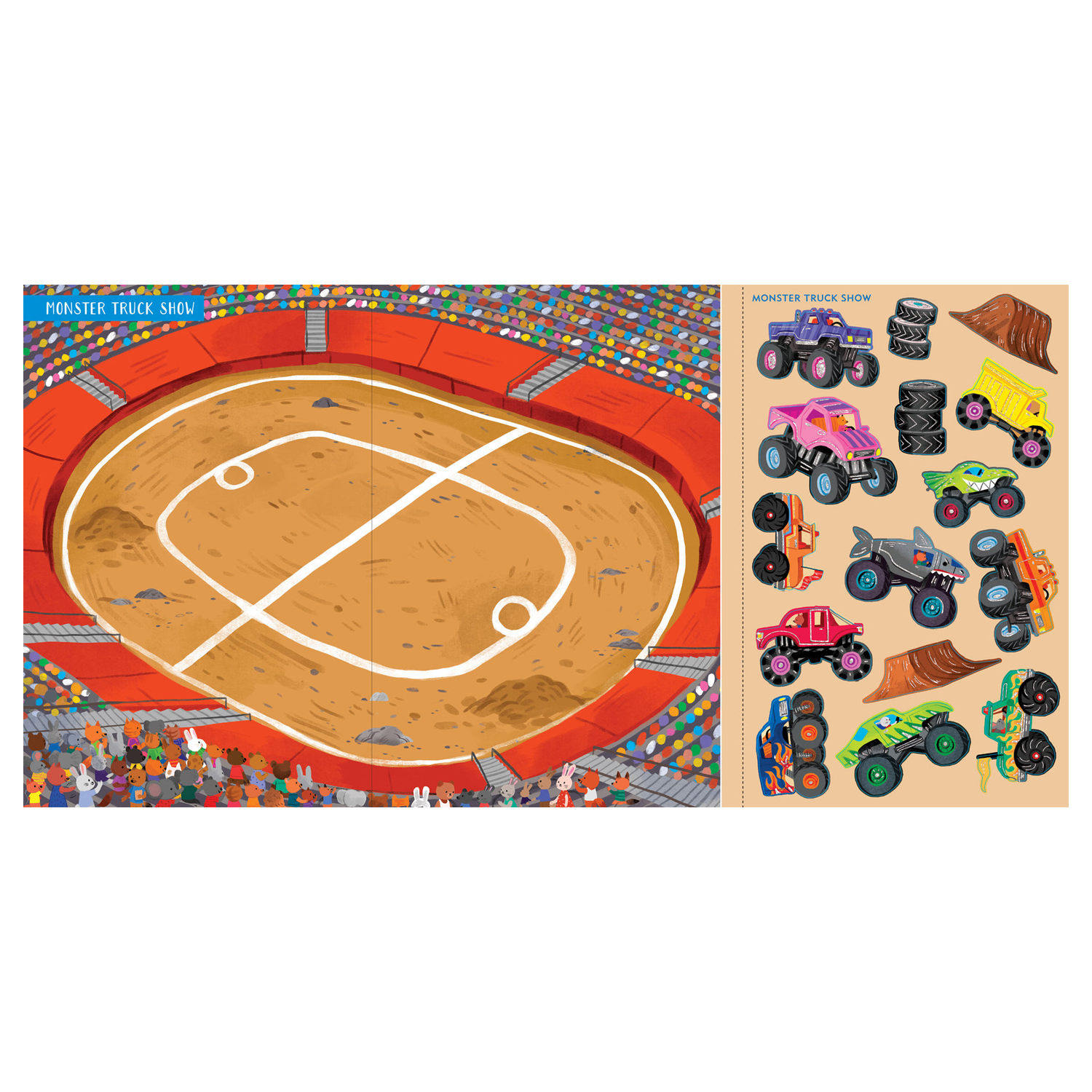 PTR Cars, Trucks, & Big Rigs Sticker Book
