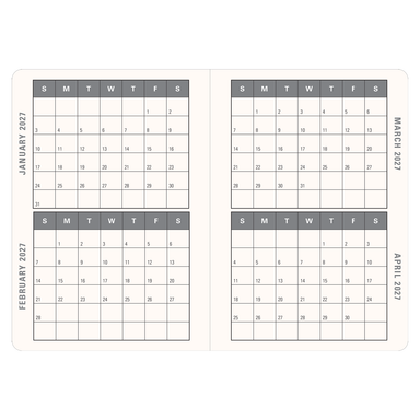 PTR 2027 Luna Moth Weekly Planner
