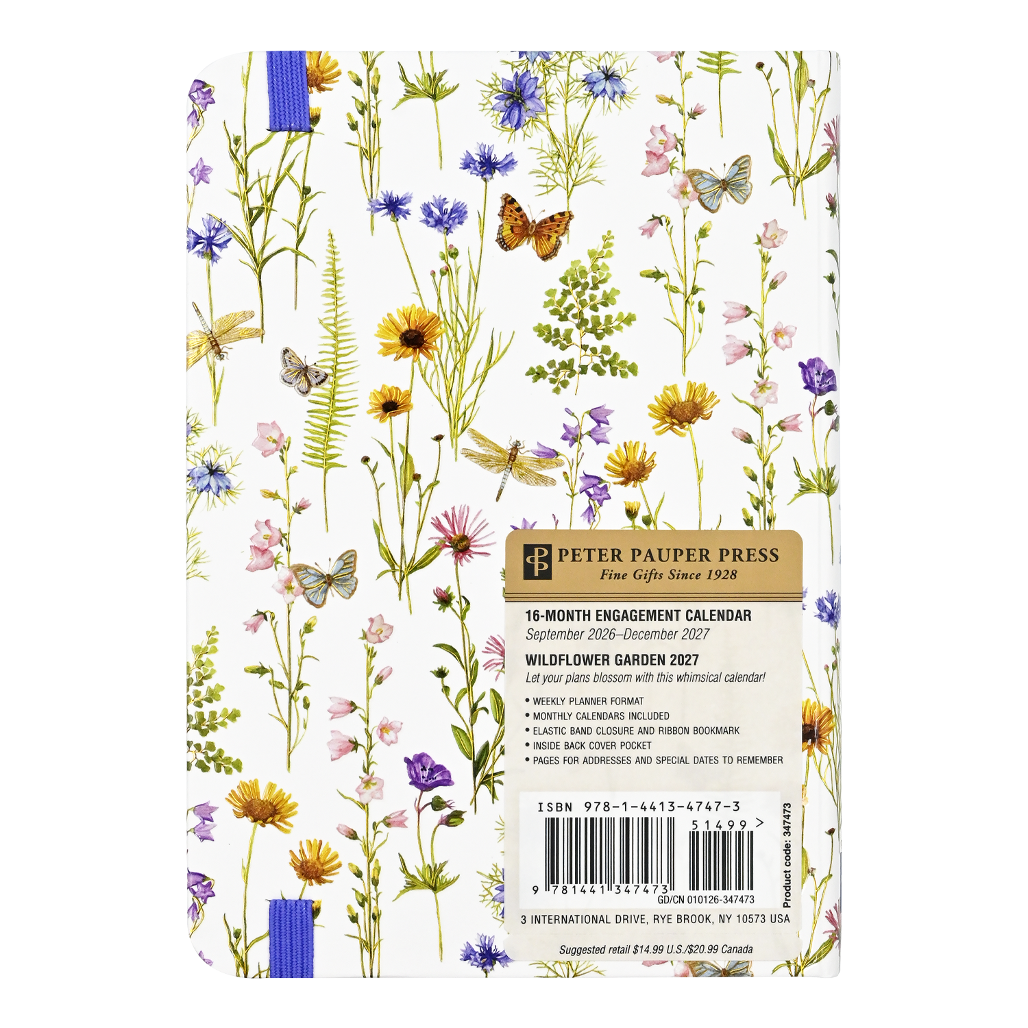 PTR 2027 Wildflower Garden Weekly Planner