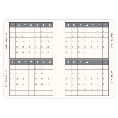 PTR 2027 Highland Cow Weekly Planner