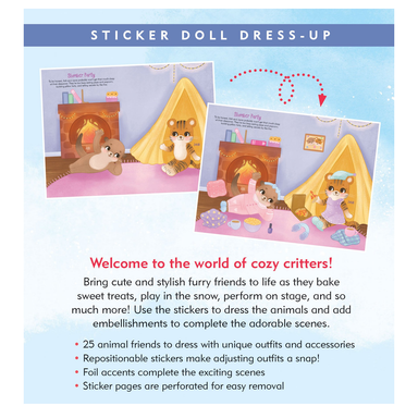 Animals Sticker Doll Dress-Up Book