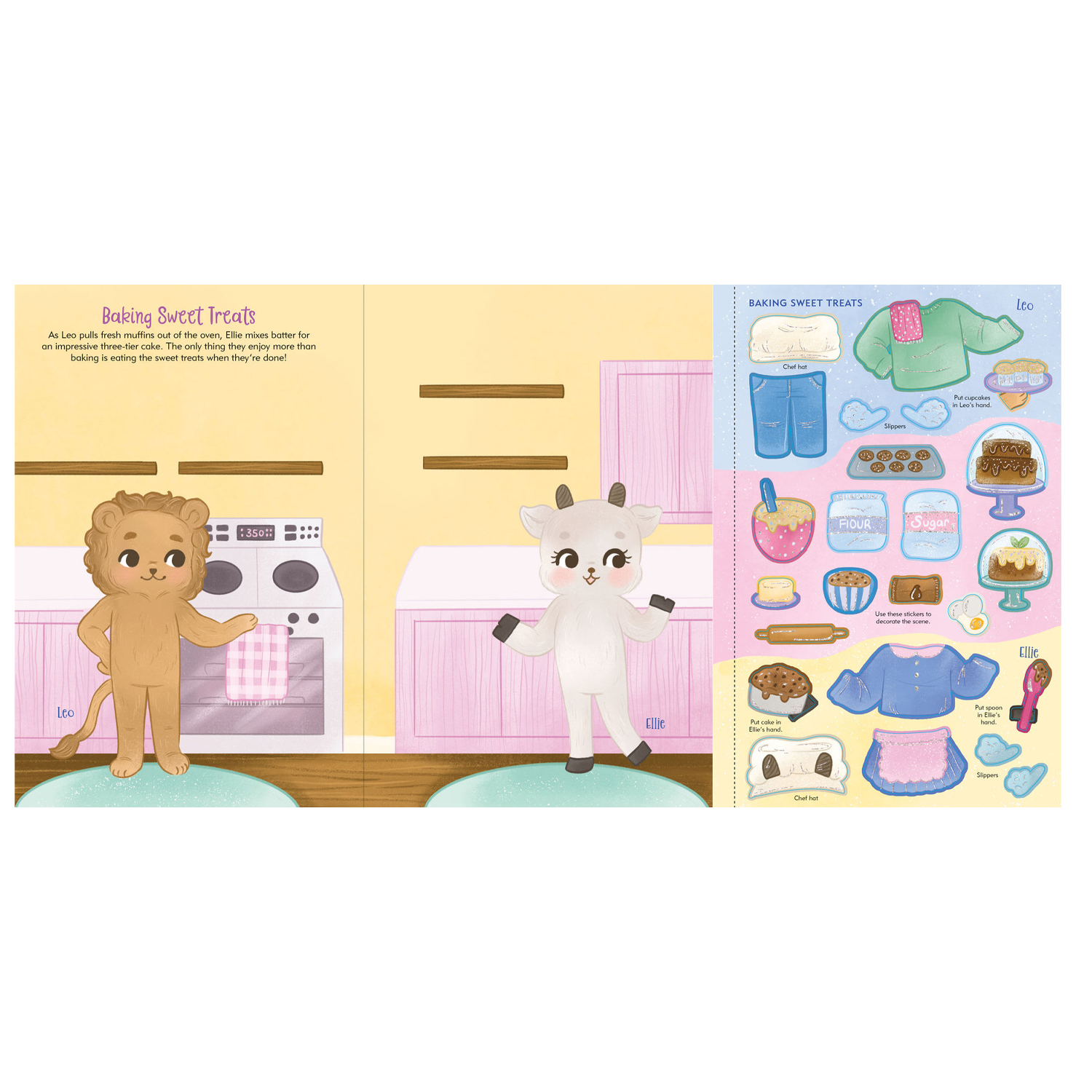 PTR Animals Sticker Doll Dress-Up Book