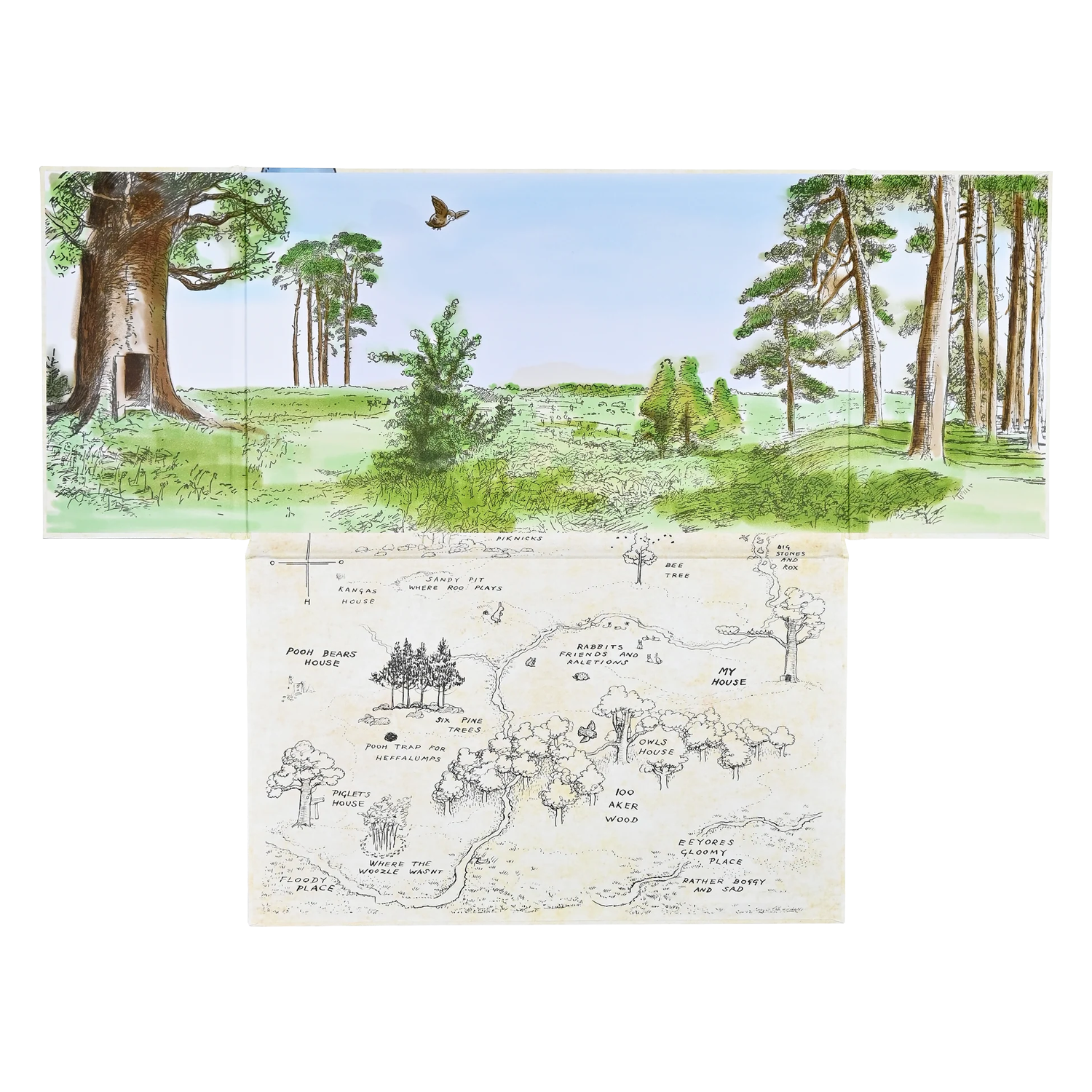 PTR Winnie-the-Pooh Fold-Out Play Set