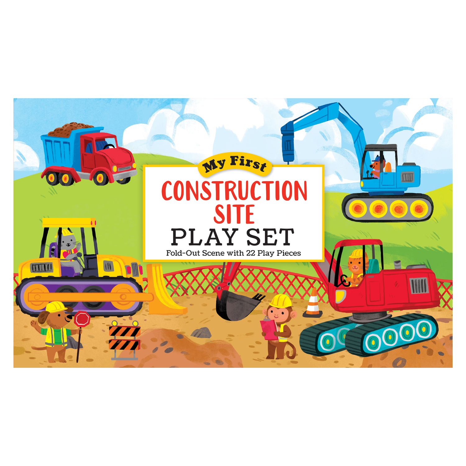 PTR Construction Site Fold-Out Play Set