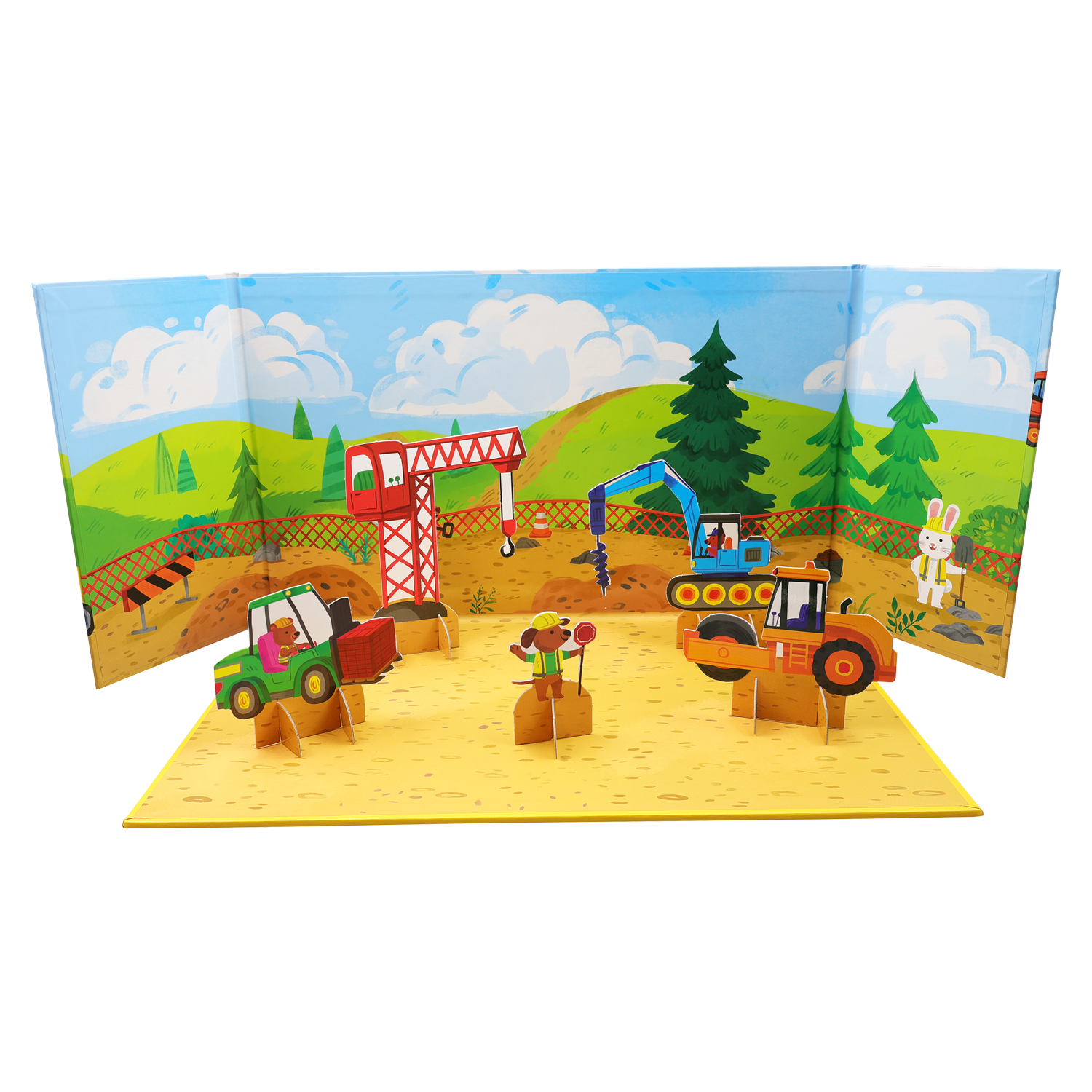 PTR Construction Site Fold-Out Play Set