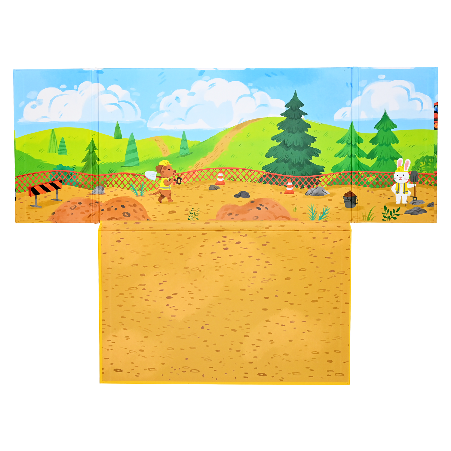 PTR Construction Site Fold-Out Play Set