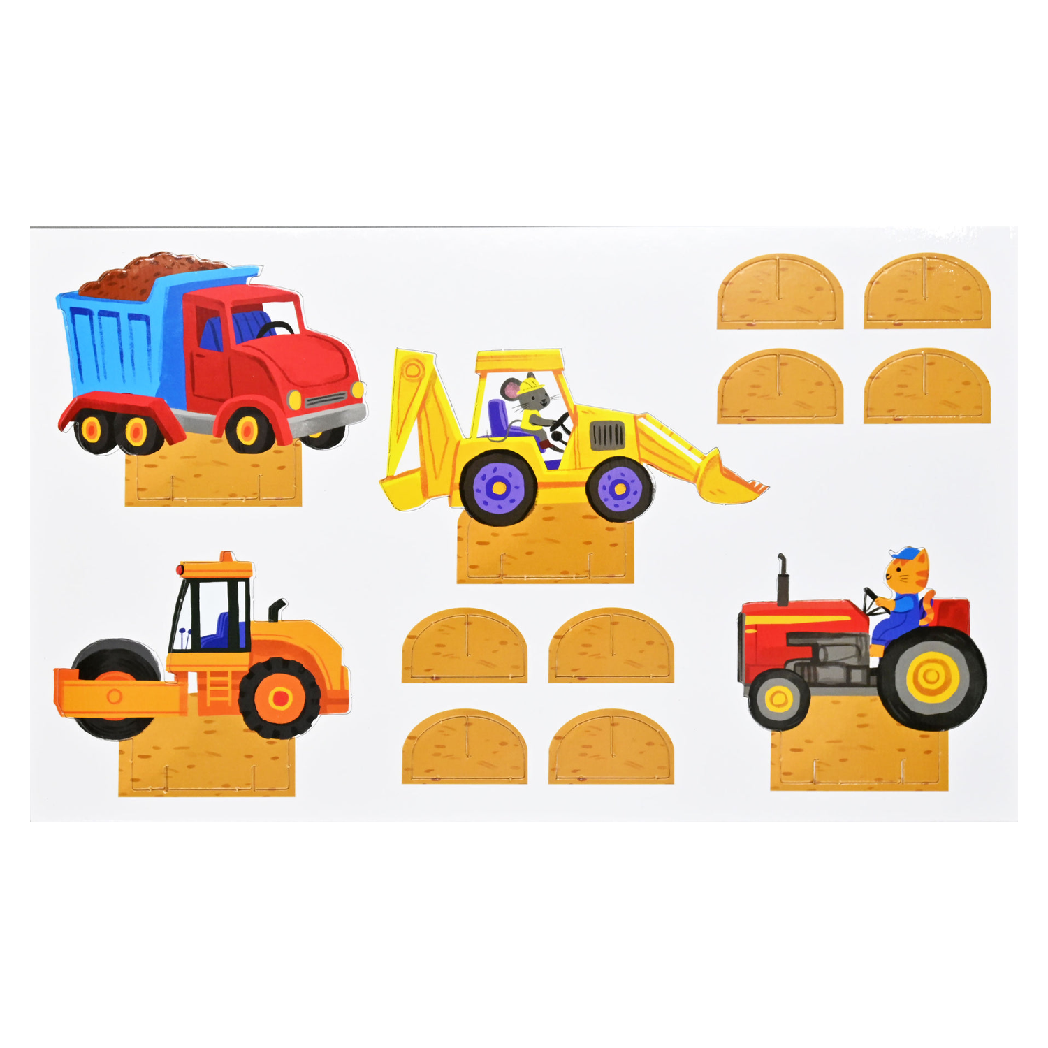 PTR Construction Site Fold-Out Play Set