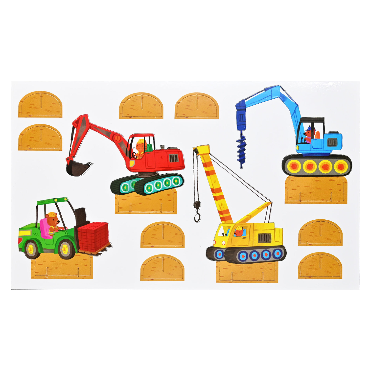 PTR Construction Site Fold-Out Play Set