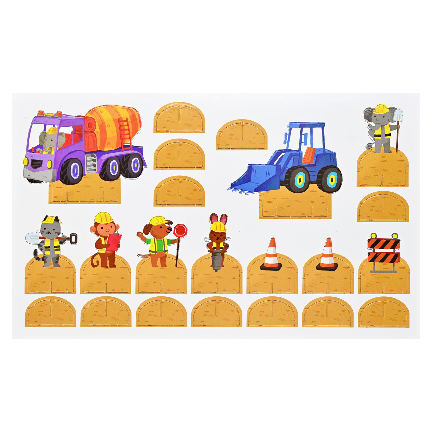 PTR Construction Site Fold-Out Play Set