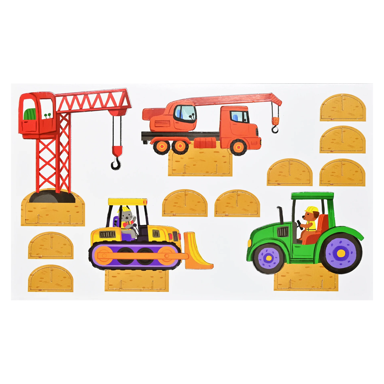 PTR Construction Site Fold-Out Play Set