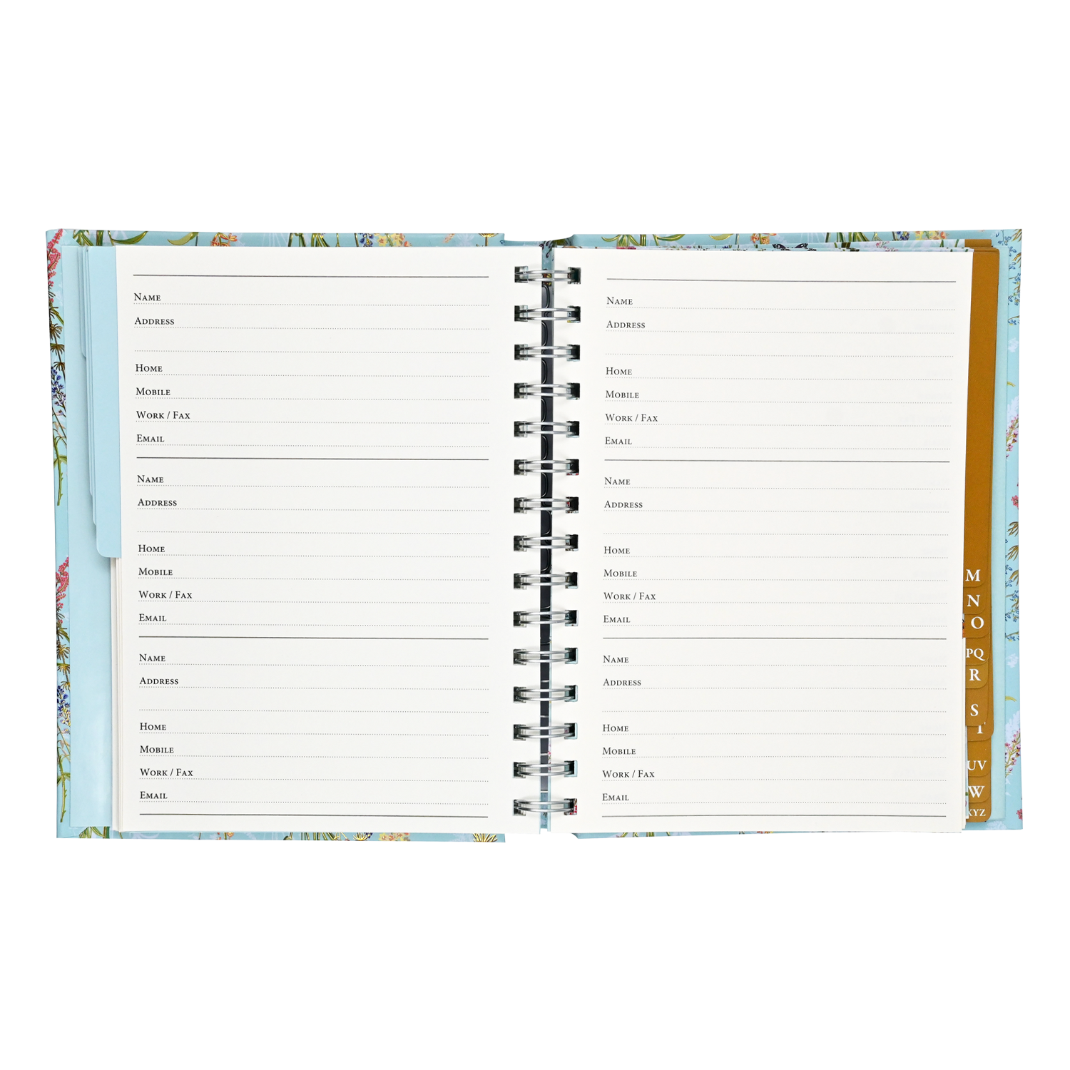 PTR Blooms & Butterflies Large Address Book