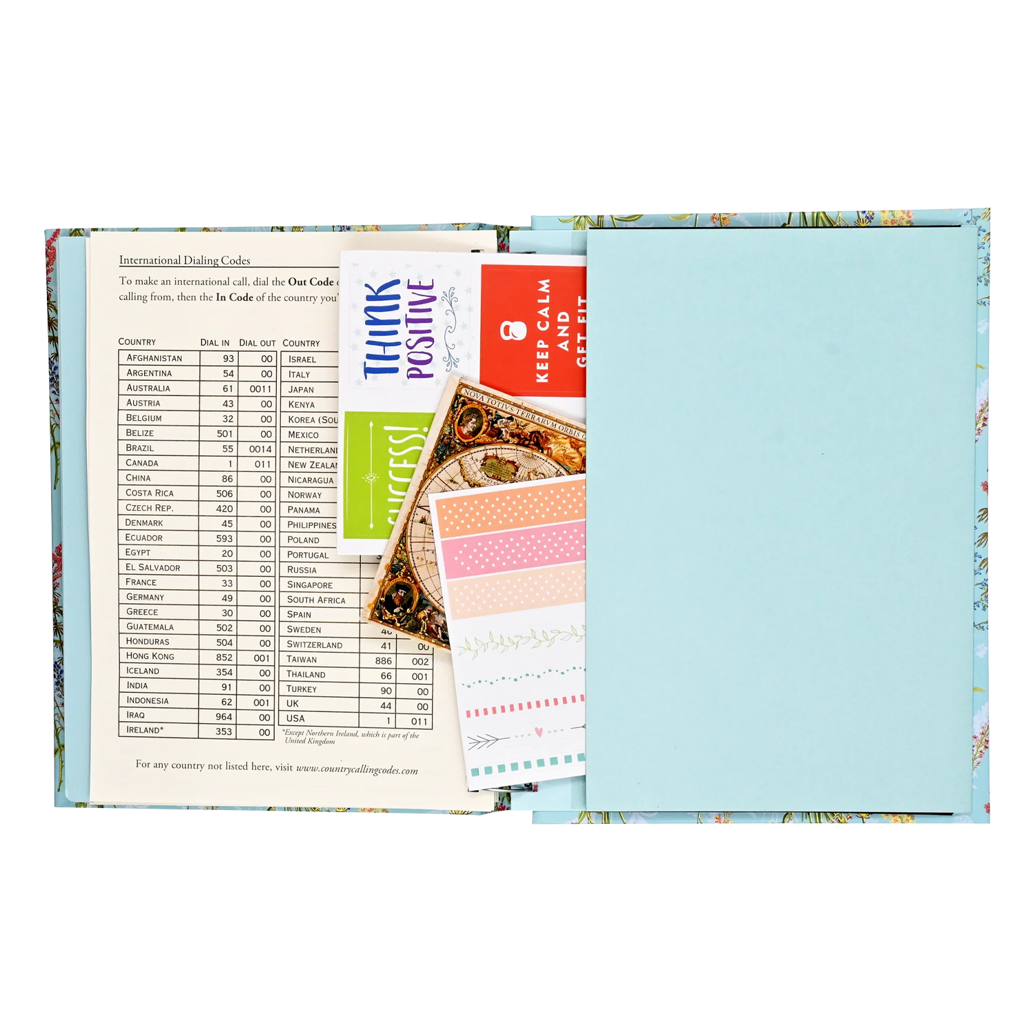 PTR Blooms & Butterflies Large Address Book