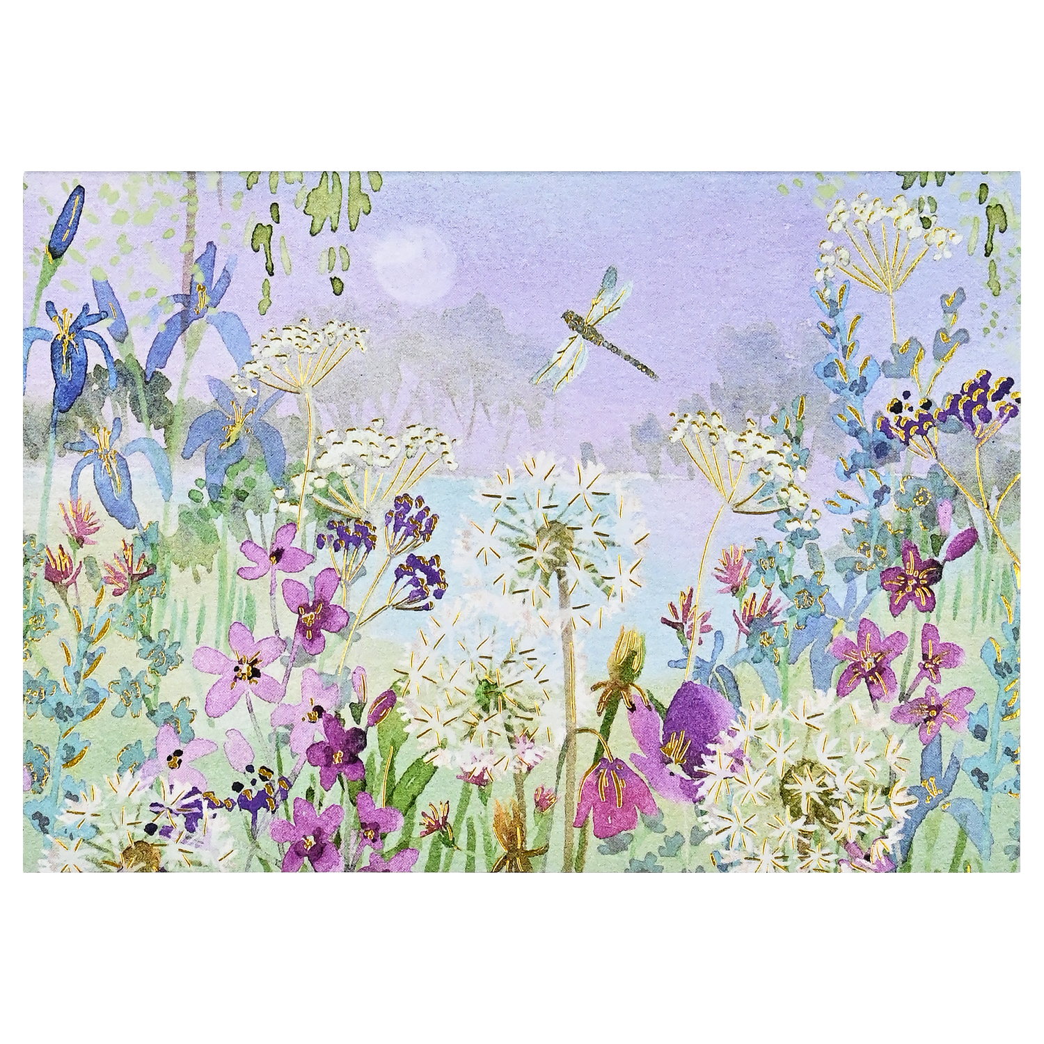 PTR Dragonflies and Dandelions Note Cards