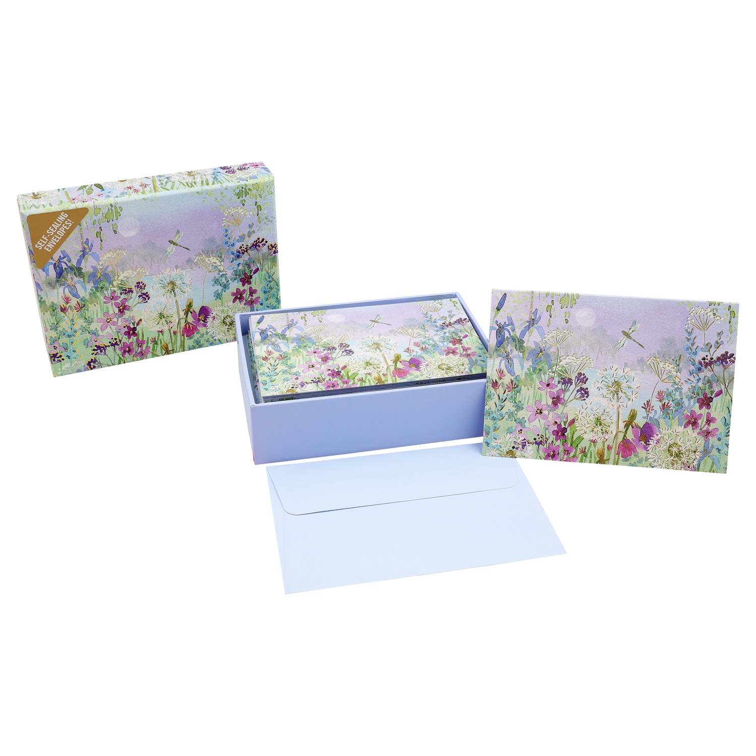 PTR Dragonflies and Dandelions Note Cards