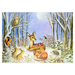 PTR Peaceful Forest Friends Deluxe Boxed Holiday Cards