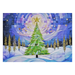 PTR Stained Glass Christmas Tree Deluxe Boxed Holiday Cards