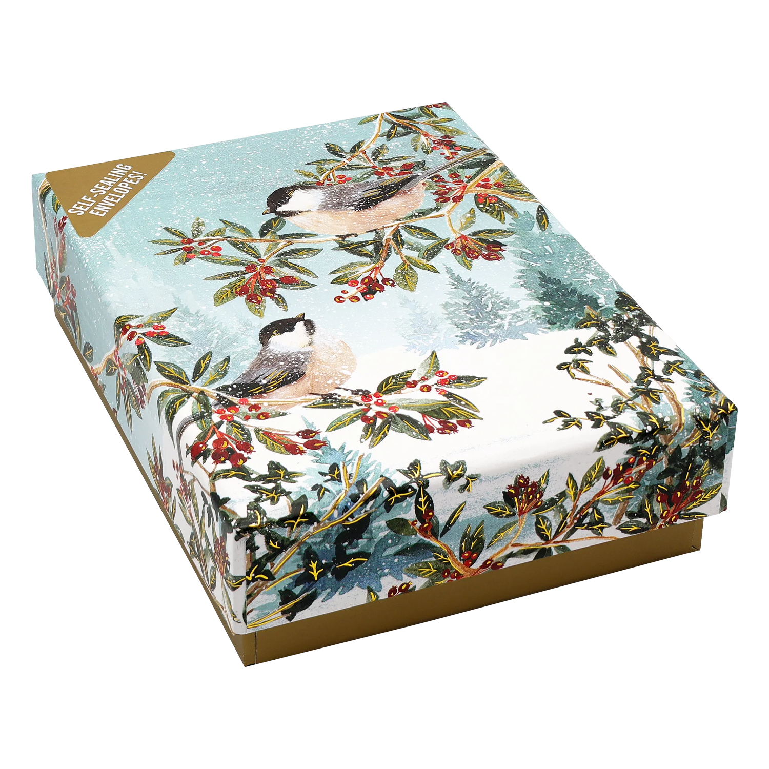 PTR Chickadees in the Snow Small Boxed Holiday Cards