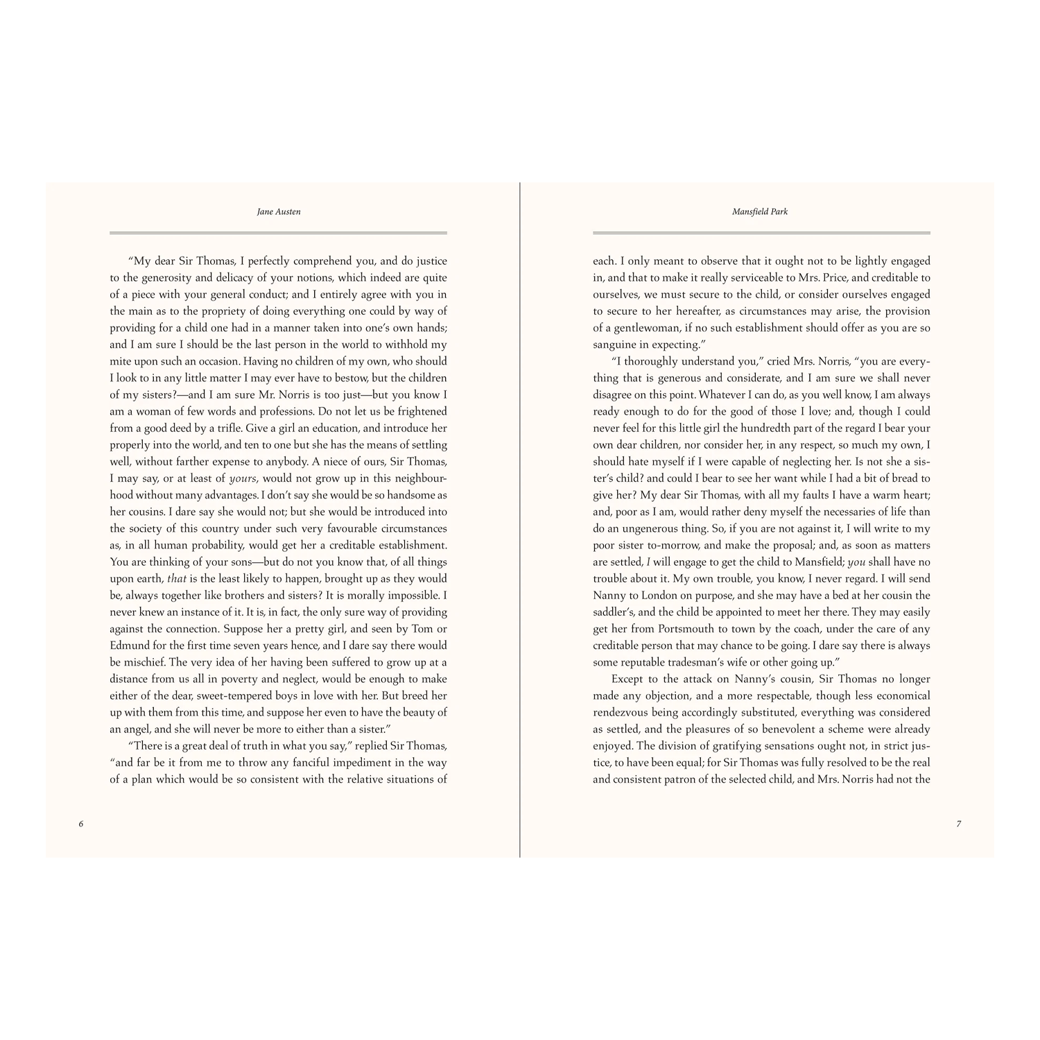 PTR Mansfield Park - Elegant Masterpiece Library Edition