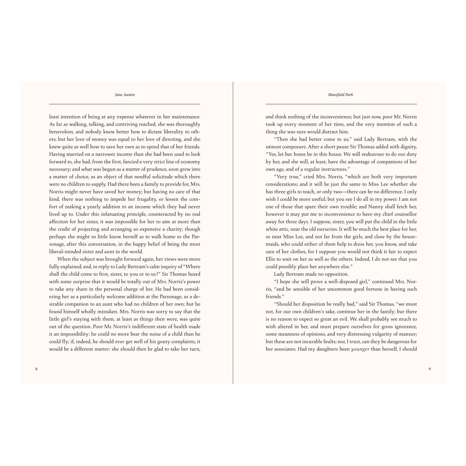 PTR Mansfield Park - Elegant Masterpiece Library Edition