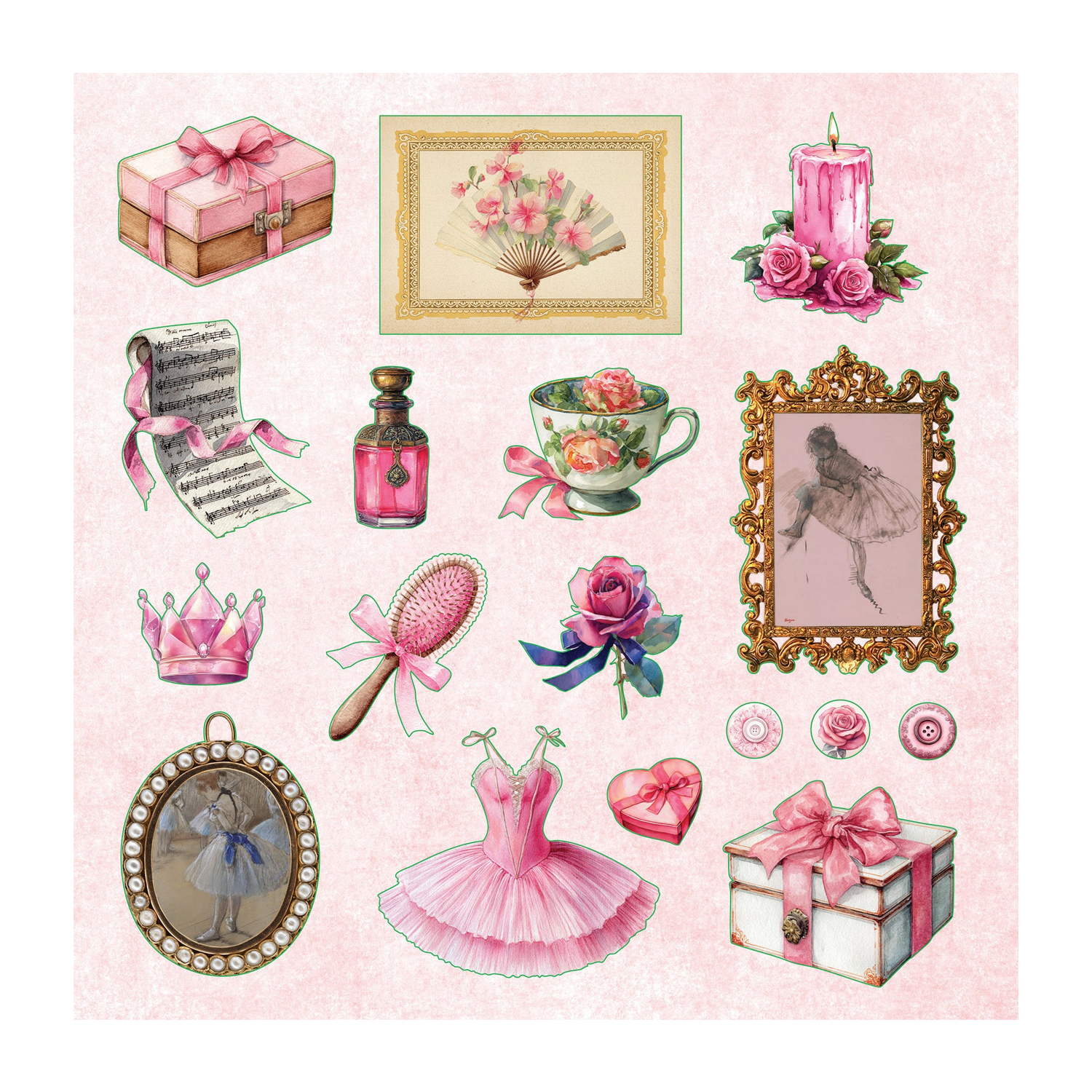 PTR La Petite Coquette Sticker Book