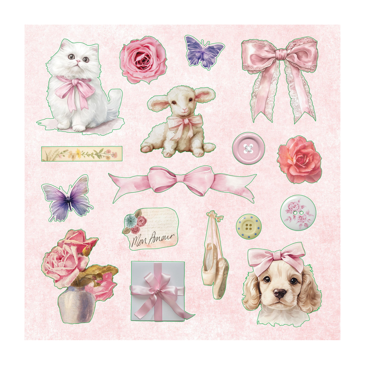 PTR La Petite Coquette Sticker Book