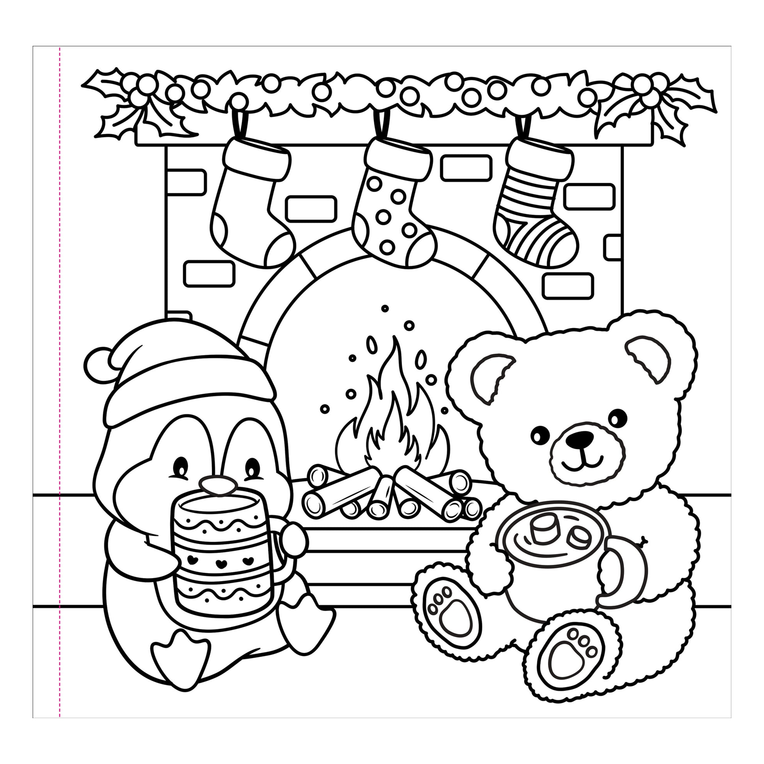 PTR Color Me Cozy Christmas Adult Coloring Book