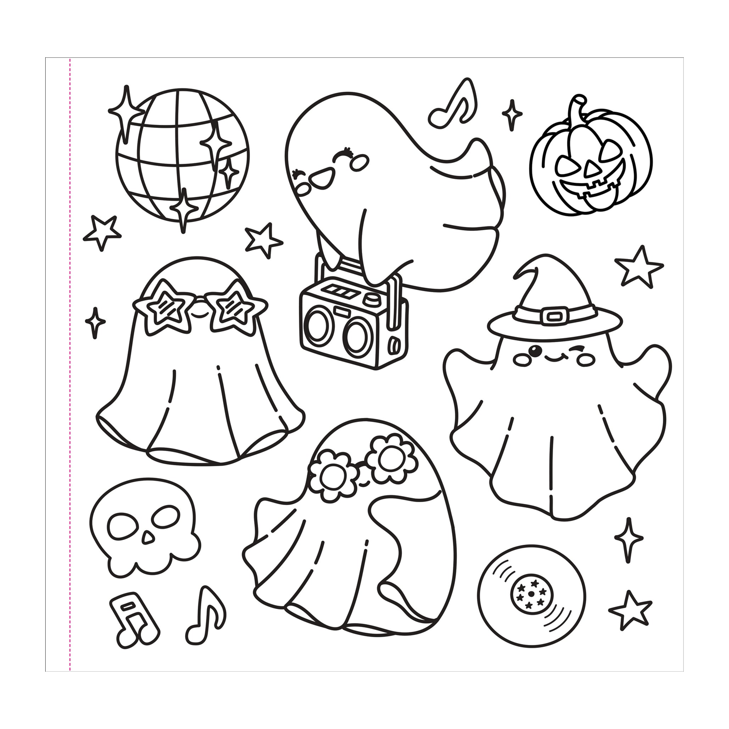 PTR Color Me Spooky Halloween Adult Coloring Book