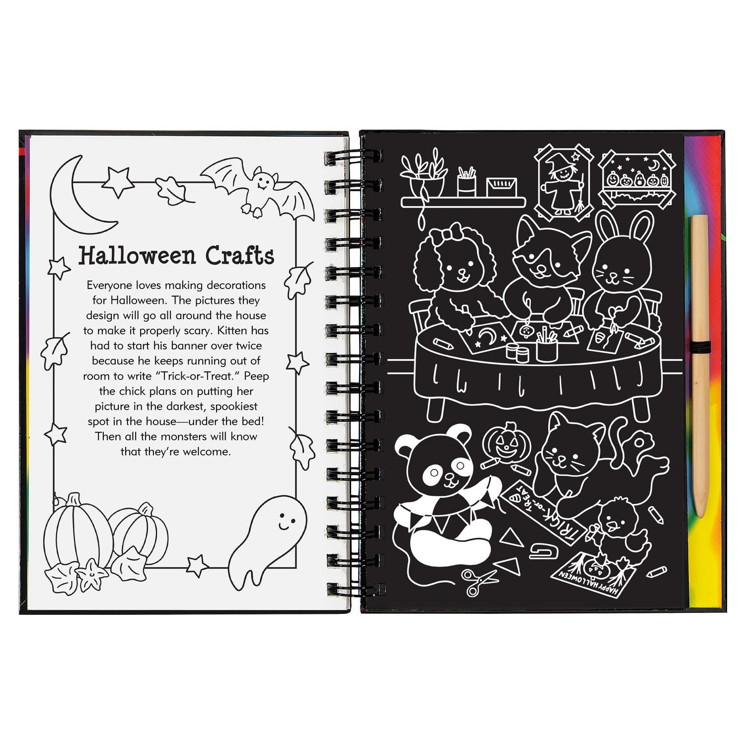 PTR Scratch & Sketch Cute & Spooky Halloween