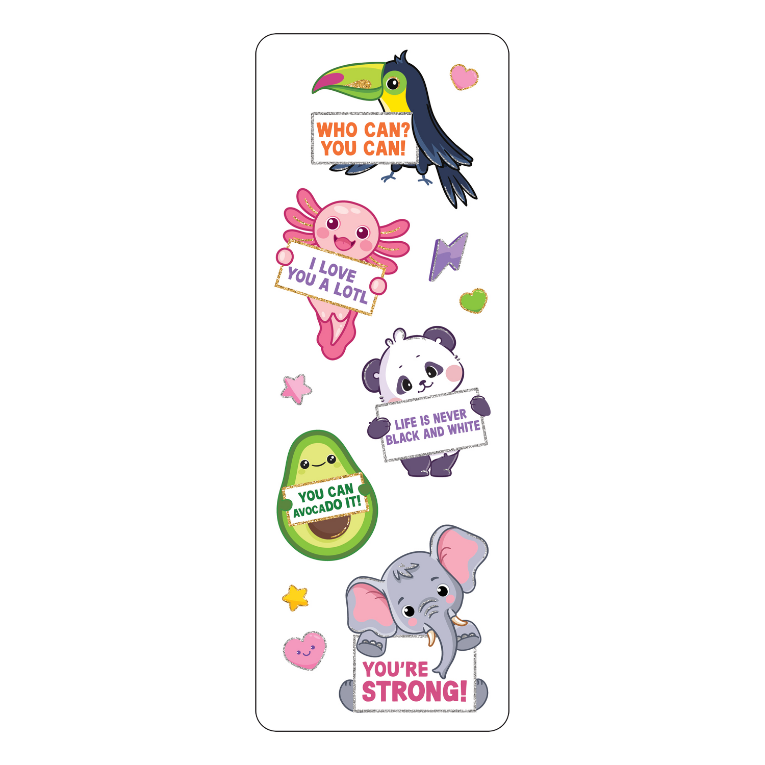 PTR Emotional Support Sticker Set