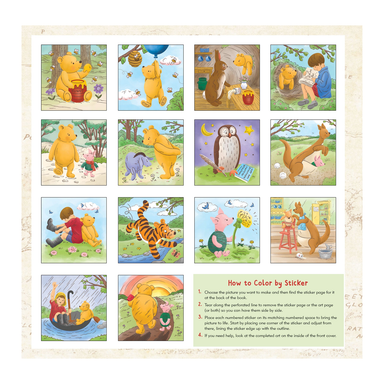 My First Color-by-Sticker Book - Winnie-the-Pooh