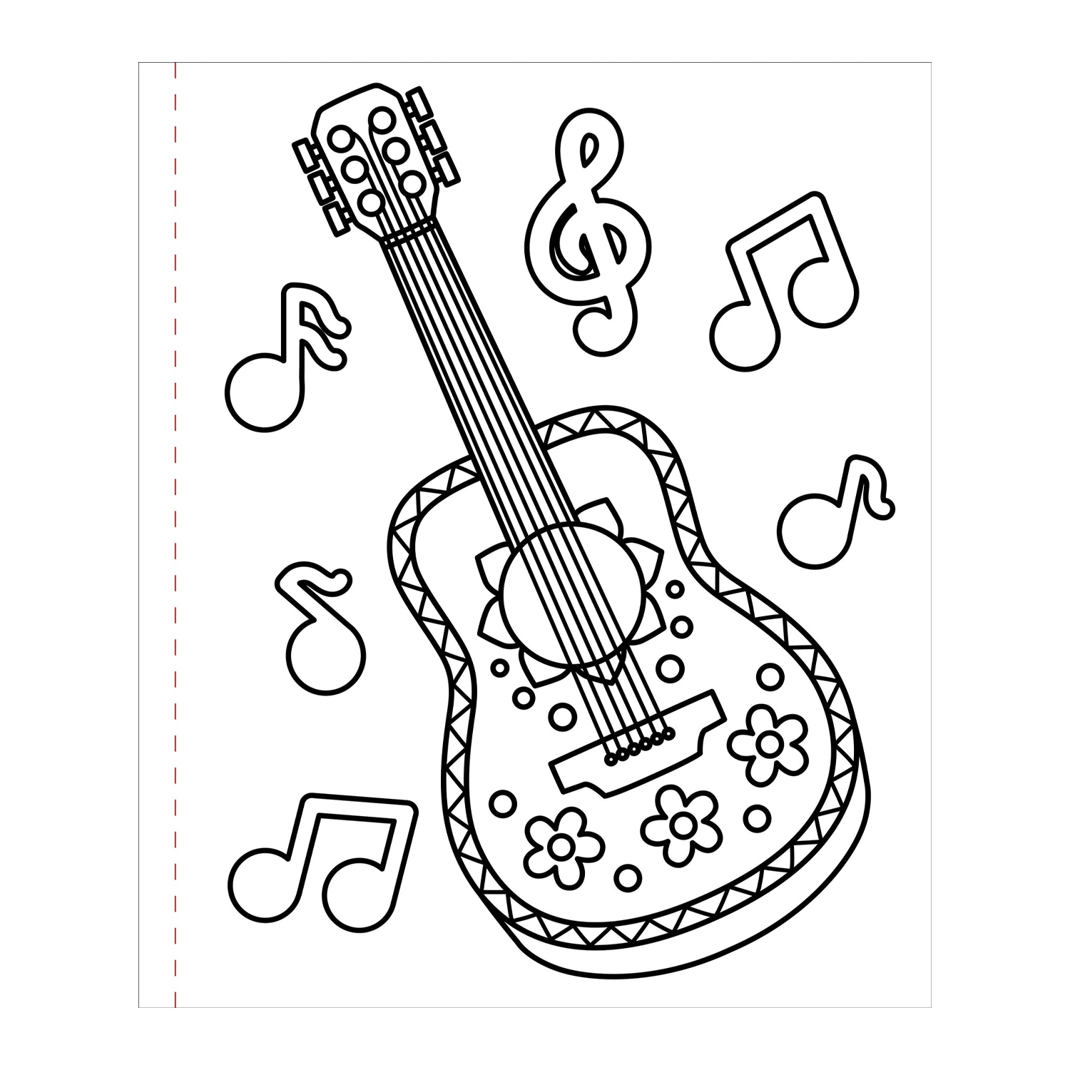 PTR Large Print Coloring Book - Bold & Easy