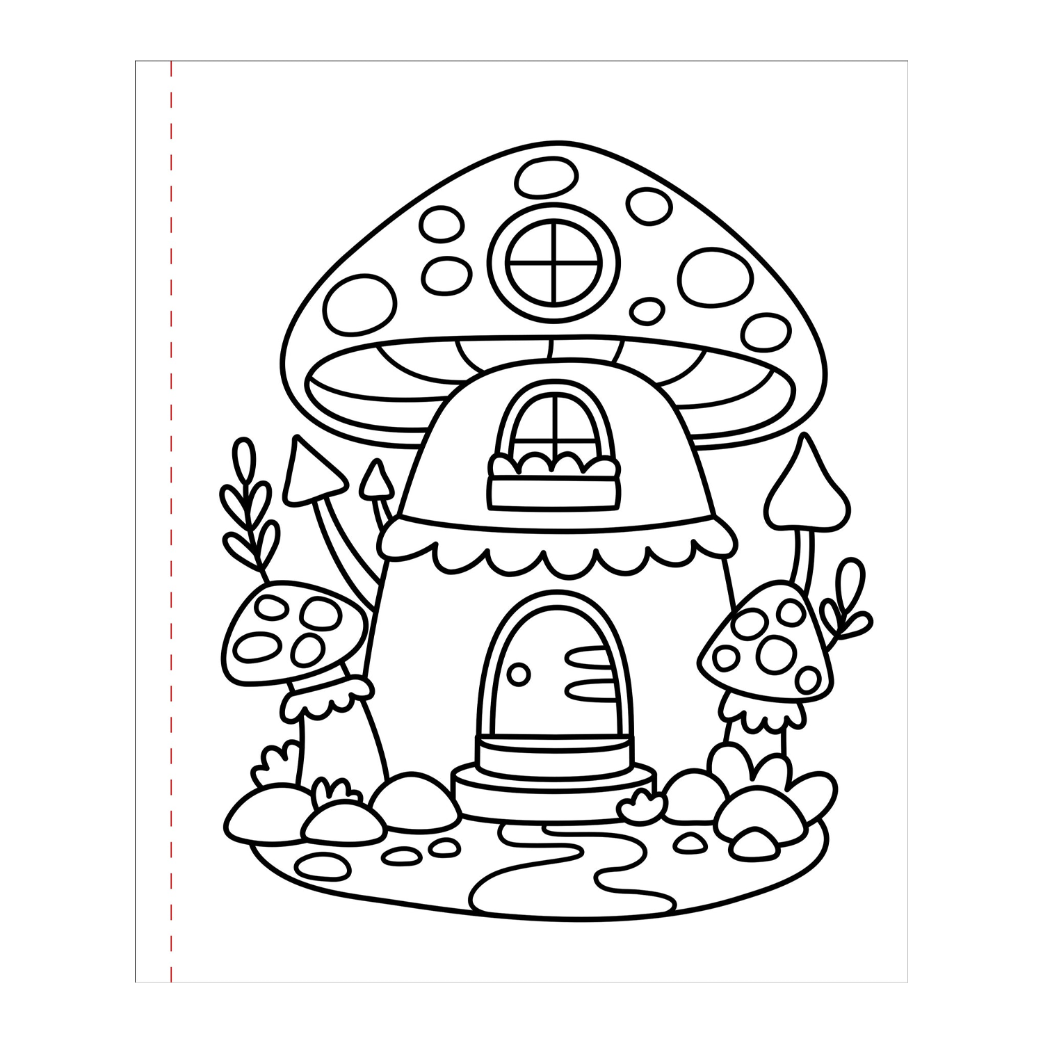 PTR Large Print Coloring Book - Bold & Easy