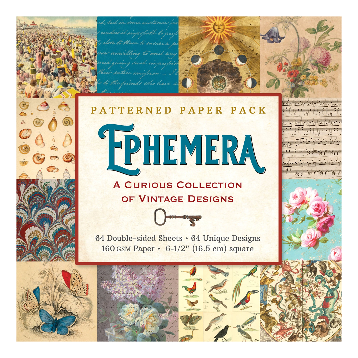 PTR Patterned Paper Pack - Ephemera