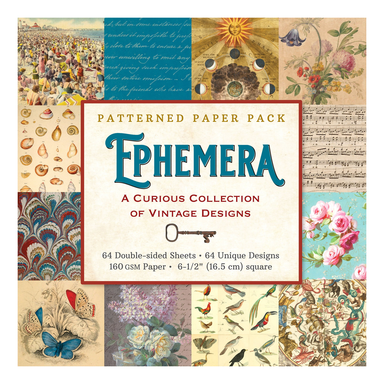 PTR Patterned Paper Pack - Ephemera