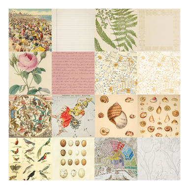 PTR Patterned Paper Pack - Ephemera