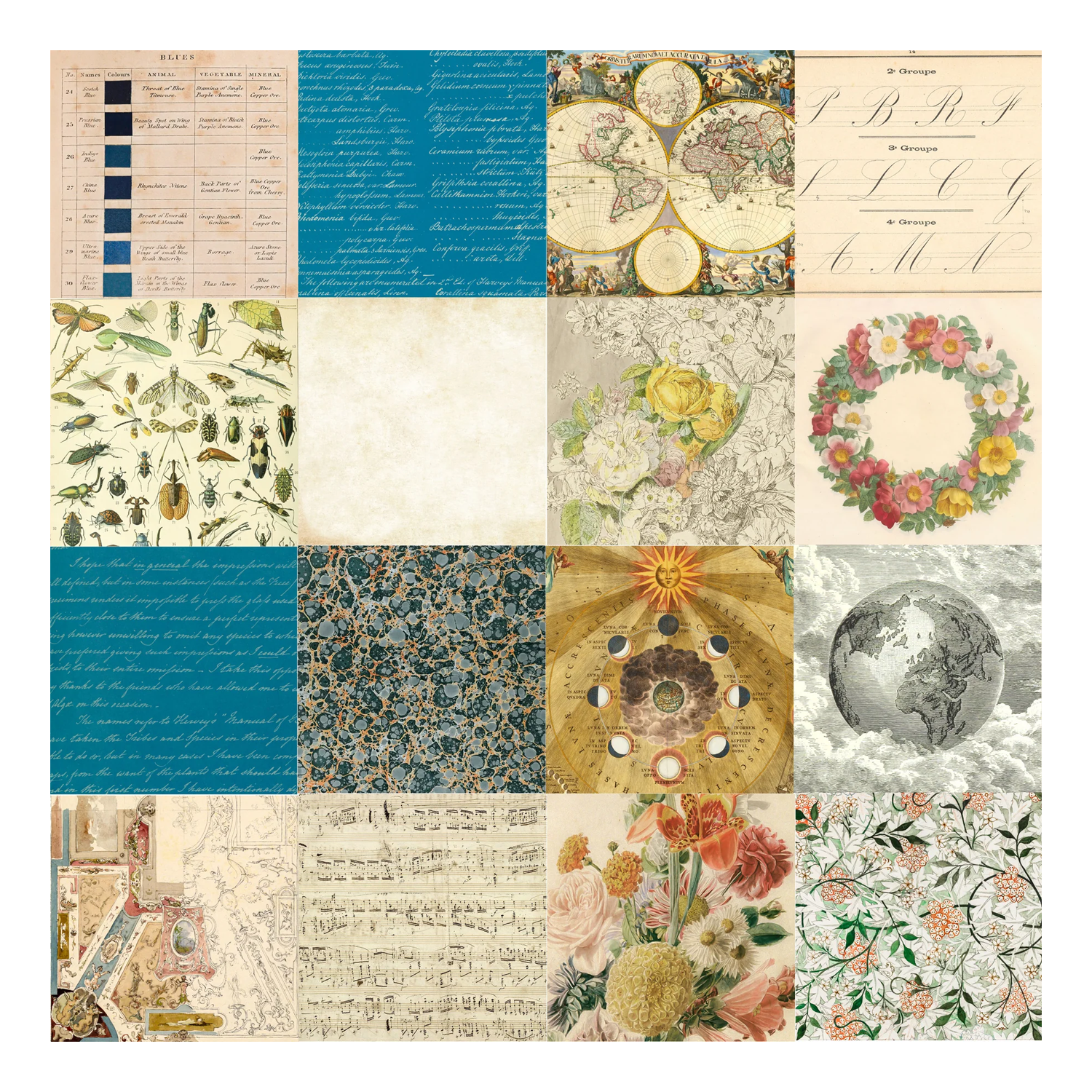 PTR Patterned Paper Pack - Ephemera