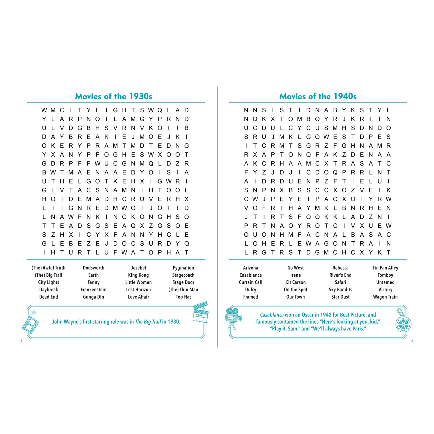 PTR Through the Decades Large Print Word Search